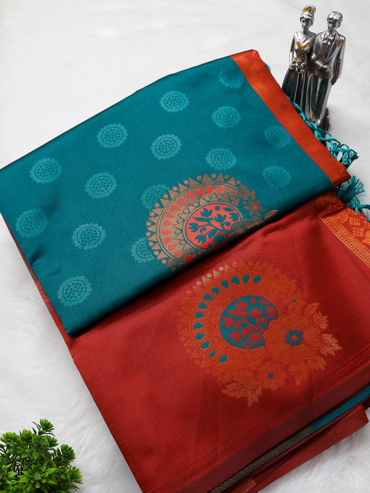 Ikat Soft Silk Sarees