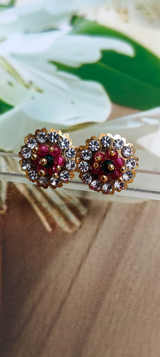 1 Gram Gold Plated Premium Stud